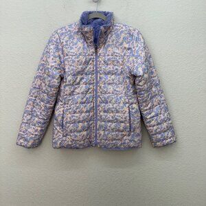 The North Face Mossbud Swirl Floral Reversible Winter Jacket Girls Large 14/16